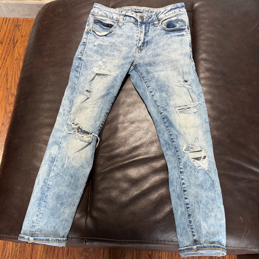 American Eagle Outfitters NE(X)T LEVEL FLEX. Light Blue Denim Jeans.